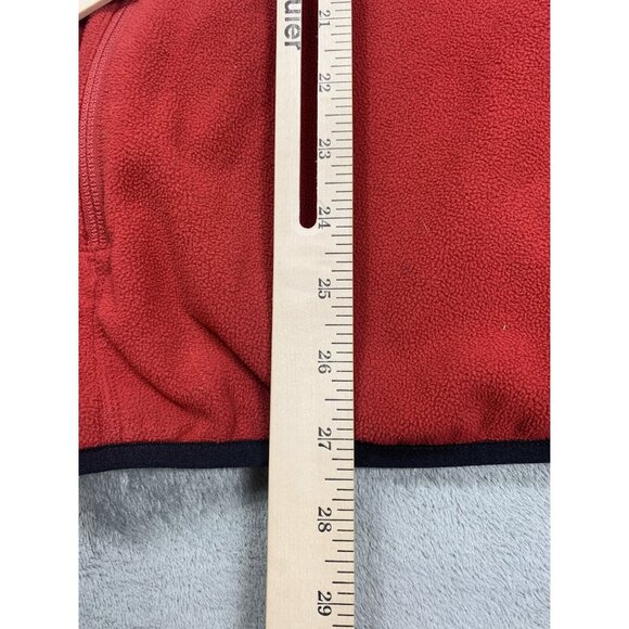 Vintage L.L.Bean Jacket Mens Large Red Polartec Fleece Full Zip Warm Lightweight - Picture 5 of 11